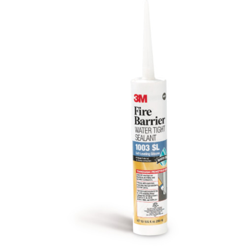 3M Fire Barrier Water Tight Sealant 1003 SL Gray 10.1 fl oz Cartridge